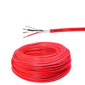 Cabo para Alarme de Incêndio Blindado Vermelho 3x1,5mm 300 Metros - Ilumac - 70026
