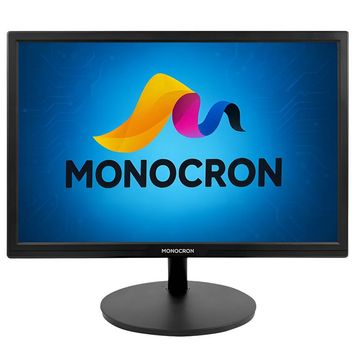 Monitor Monocron Tela 19" LED 75Hz 5ms  Preto 1x VGA 1x HDMI - 12786