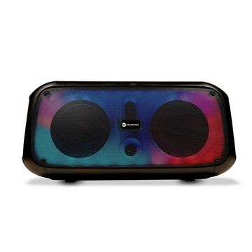 Caixa de Som Portátil GT Way 400W Preto Bluetooth, Auxiliar, TWS, USB, FM Goldentec Get - 50244 - PRODUTO NOVO COM CAIXA AVARIADA