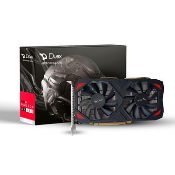 Placa de Vídeo Duex Radeon RX 580 8GB DDR5 256Bits HDMI DVI Displayport - VXRX580-8GD5