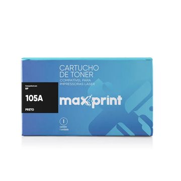 Toner HP 105 Preto Maxprint W1105A 2K MFP 135A, 135W, 137FNW, HP LASER 107A, 107W