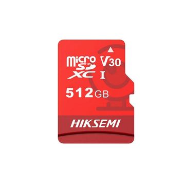 Cartão de Memória Hikvision 512 GB Micro SDXC Classe 10 - HS-TF-E1(STD)/512G