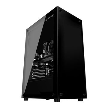 Gabinete Gamer Lateral de Vidro sem Fonte e Cooler Preto Duex - DX305T