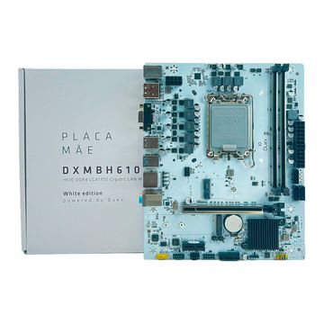 Placa Mãe Duex DXMB610GW M.2 para Intel LGA-1700 Memória DDR4 Som Vídeo e Rede