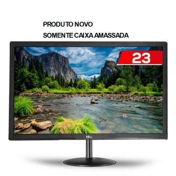 Monitor Duex Tela 23 LED 75Hz Full HD Preto 1x VGA 1x HDMI - VX230X PRODUTO NOVO COM - CAIXA AMASSADA