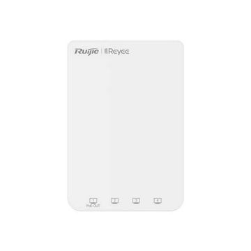 Access Point WI-FI AC1300 Ruijie | Reyee Gigabit Dual Band Mu-Mimo Wall Plate - RG-RAP1200(P) - Sem Fonte - Produto Semi Novo
