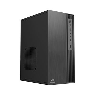 Gabinete C3Tech MT-37BK 2 Baias Preto com Fonte 200W