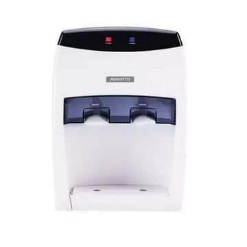 Bebedouro de Água de Mesa Natural e Gelada Agratto Bivolt Branco 65W - Sistema Eletrônico de Resfriamento - ABBP01N-03-SINOP-03