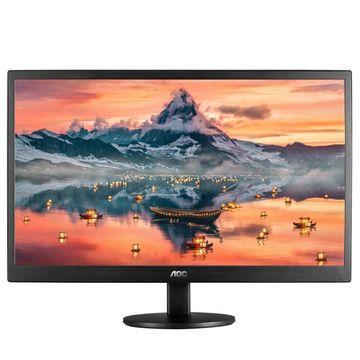 Monitor Aoc Tela 18,5 LED 60Hz 5ms HD Preto 1x VGA 1x HDMI - E970SWHNL-ES-06