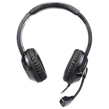 Fone de Ouvido Headset com Microfone com Conexão USB/P3 Preto HF600 Multilaser - PH427