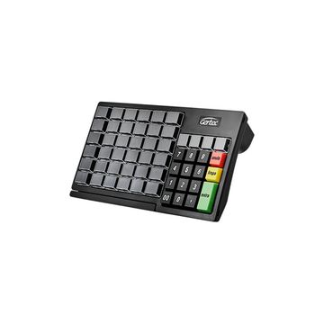 Teclado PDV USB Gertec TEC-E-55 DISP Automação 55 Teclas Preto