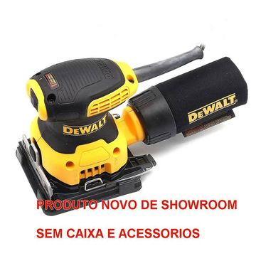 Lixadeira Orbital 230W 1/4" 14000rpm 127 Volts Dewalt - DWE6411BR-BR - Produto novo de Show Room