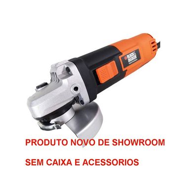 Esmerilhadeira Angular 820W 4.1/2" 115mm 127 Volts Black Decker - G720-BR - Produto novo de Show Room