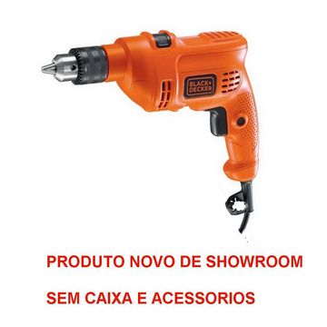 Furadeira de Impacto 560W 3/8'' 10mm 127 Volts Black Decker - TM500BR - Produto novo de Show Room