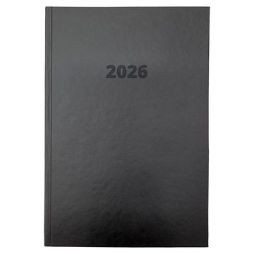 Agenda 2026 Capa Dura Espiral 328 Folhas 138x200mm Office Preta - Unitário - 75502-26