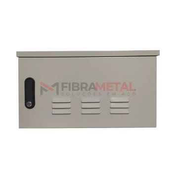 Rack Outdoor Aço 8U 8x300mm Bege Fibra Metal - RO8300