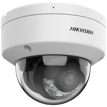 Câmera CFTV IP PoE DS-2CD3167G3-LISU Dome 6.0MP  ColorVu 40m 2,8 mm com Microfone e Saida para Alarme - Hikvision
