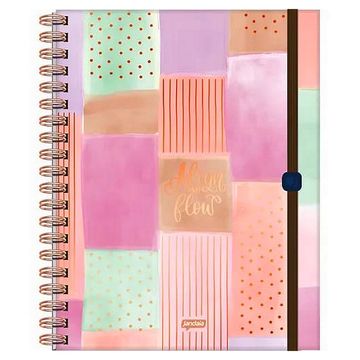 Caderno Universitário Capa Dura Garra 1 Matéria 80 Fls 200x275 La Creme Neo - Unitário - Jandaia - 78745-26