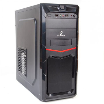 Gabinete Gamer Goldentec 2 Baias Preto sem Fonte - P1T1C GT11