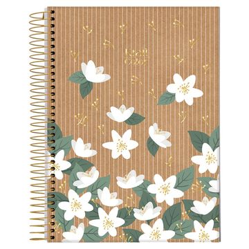 Caderno Universitário Capa Dura Espiral 1 Matéria 80 Fls 200x275 Kraft Color - Unitário - Jandaia - 72806-26 - 142363