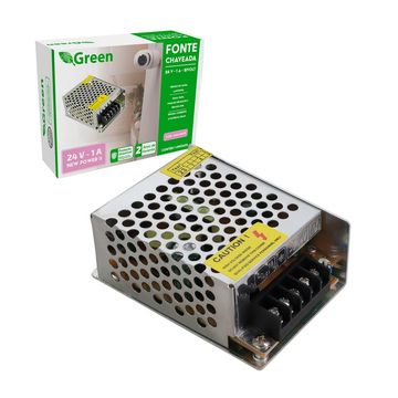 Fonte Colmeia 24V 1A 24W Bivolt Green - 044-6405