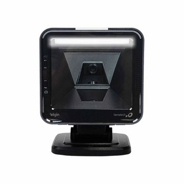 Leitor de Código de Barras e QR Code Imager 1D 2D Fixo de Mesa Elgin EL8600IA USB - lê Nota Fiscal Eletrônica Boleto Bancário e Tela