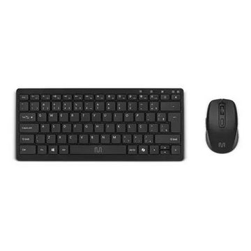 Kit Teclado + Mouse sem Fio Multimídia Multi CS500 1600dpi Preto - TC404