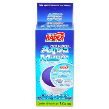 Umedecedor de Dedos Radex 12 Gramas Caixa com 12 Unidades - 132