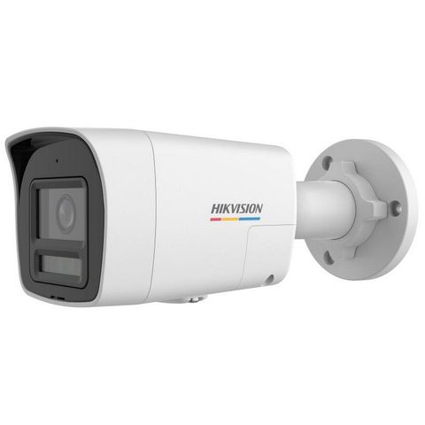 Câmera CFTV IP PoE DS-2CD1047G3-LIU Bullet 4.0 MP ColorVu 30m 2,8 mm Microfone Embutido Hikvision