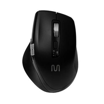 Mouse Sem Fio Multi Ergonômico Smart Scroll MS2000 3000 DPI Preto - MO406