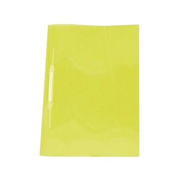 Pasta Grampo Plástico Polibras Amarelo Soft - Unitário - 160602