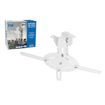 Suporte para Projetor de Teto Universal Branco PIX - 079-0102-SINOP-03