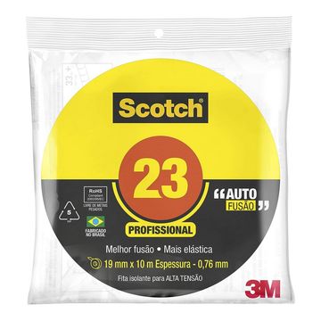 Fita Isolante Autofusão 3M 10 Metros Preto - Unitário - H0002185603-SINOP-03