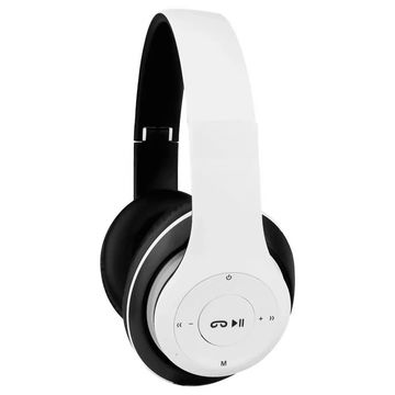 Fone de Ouvido Headset Bluetooth 5.3 com Microfone Branco X-CELL - XC-BTH-65