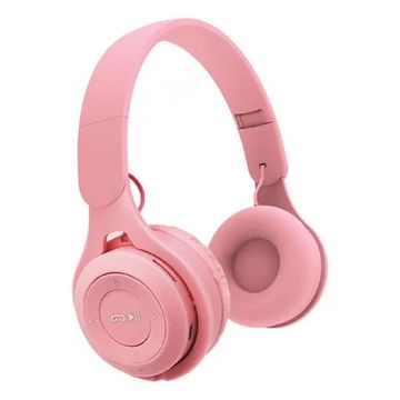 Fone de Ouvido Headset Bluetooth 5.3 com Microfone Rosa X-CELL - XC-BTH-61