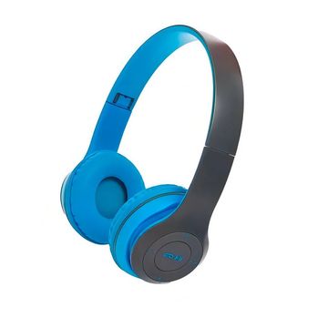 Fone de Ouvido Headset Bluetooth 5.3 com Microfone Azul X-CELL - XC-BTH-65