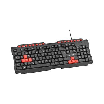 Teclado USB Gamer C3Tech Multimídia KG-10V2BK Preto-SINOP-03