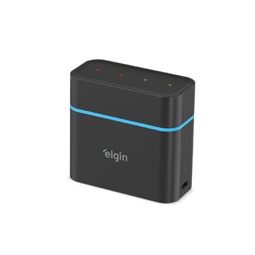Carregador de Pilhas 2 ou 4 Pilhas AA/AAA Bivolt Elgin - 46RSCUSBCX04 - Incluso 4 Pilhas