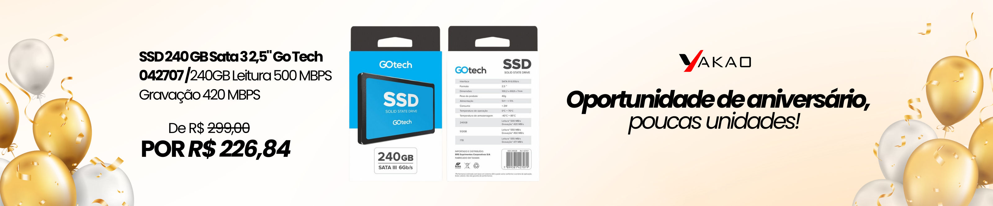 SSD promoção