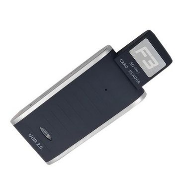 Leitor de Cartão 15 em 1 Externo USB Preto F3 - 176