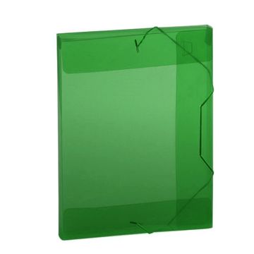 Pasta Aba Elástico 335 x 245mm Lombo 3,0cm Verde Solft Polibras - Unitário - 160408