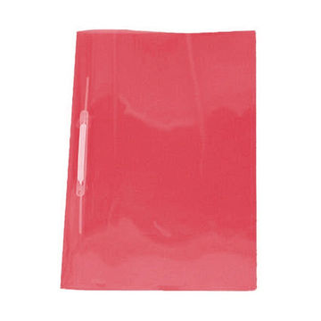 Pasta Grampo Plástico Vermelho Soft Polibras - Unitário - 160610