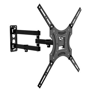 Suporte Tri-Articulado para TV 17 à 55 Polegadas Permite Inclinação e Articulação Multivisão - MI-1755-PR