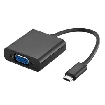 Conversor USB Type-C 3.1 Macho para VGA Fêmea Multilaser - WI372