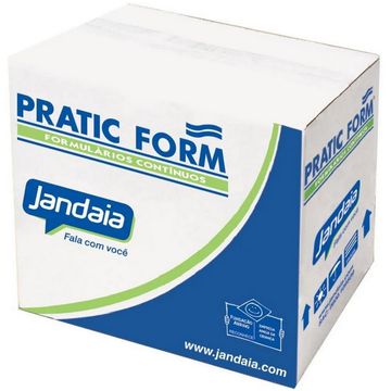 Formulário 80C 1 Via Branco 3000F Microserrilhado Jandaia - 17126