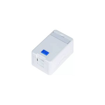 Caixa Sobrepor 1 Keystone RJ45 90 Graus Vazio Seccon SecLan - WT-2714A