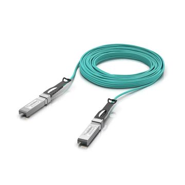 Cabo Link Fibra Optica 10G SFP+ 20 Metros - Ubiquiti - UACC-AOC-SFP10-20M