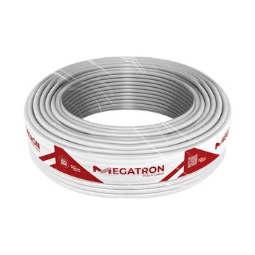 Cabo para Alarme 4 Vias Megatron Rolo com 100 Metros Branco - 2573