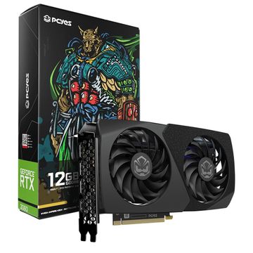 Placa de Vídeo Pcyes Geforce GTX3060 12GB DDR6 192Bits HDMI DVI Displayport - PVRTX3060BL2F