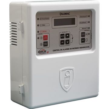 Central de Alarme de Incêndio Analógica Endereçavel  Sirius Compact II 250 2L - Ilumac - Sem Bateria